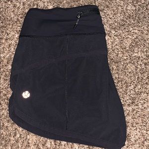 black lululemon shorts!